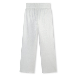 Pleated trousers D.K.N.Y. in metallic silver color.