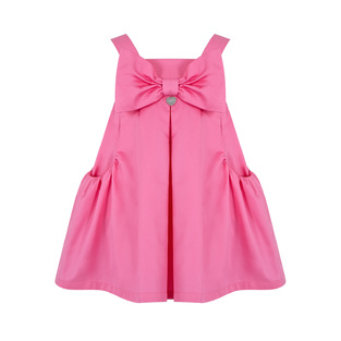 LAPIN HOUSE pink dress with an impressive bow.