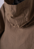 Εποχιακό μπουφάν HASHTAG σε σκούρο μπεζ χρώμα.