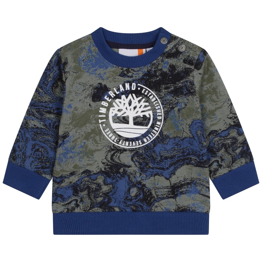 TIMBERLAND sweatshirt with camouflage pattern.