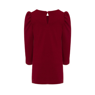 LAPIN HOUSE dress in red with lace.