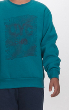 JOYCE suit set in dark petrol blue.