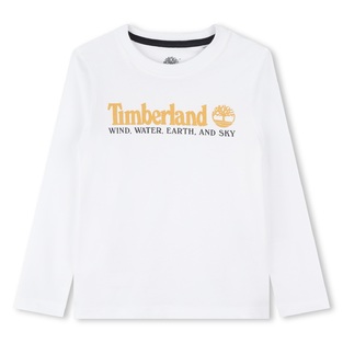 Μπλούζα TIMBERLAND σε λευκό χρώμα με logo print.