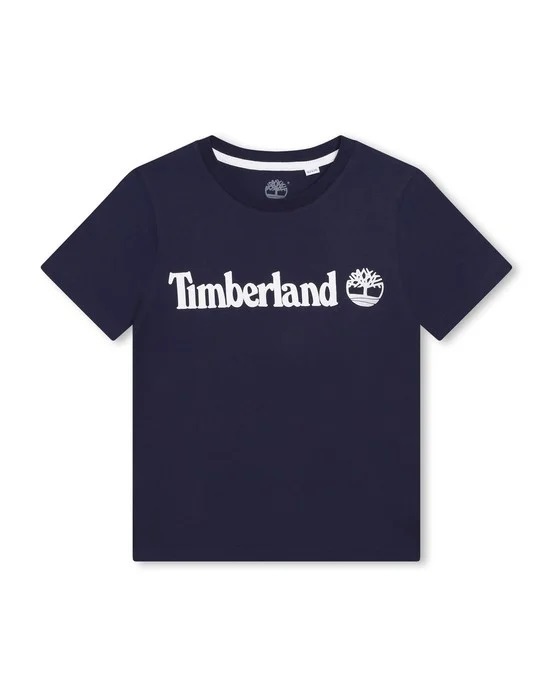 Timberland blue shirt.