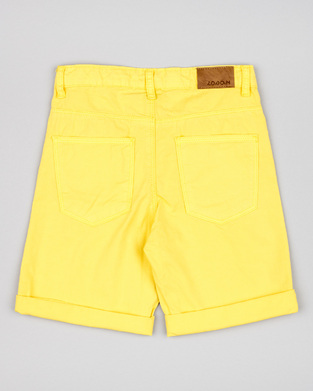 Bermuda fabric LOSAN in yellow color.