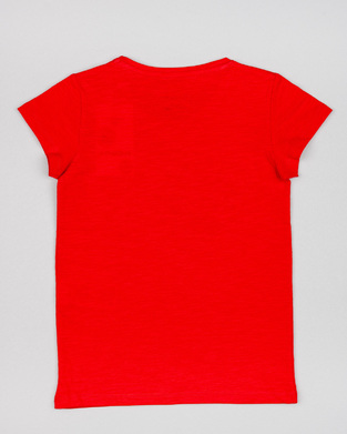 Μπλούζα LOSAN σε κόκκινο χρώμα με τύπωμα πεταλούδας.