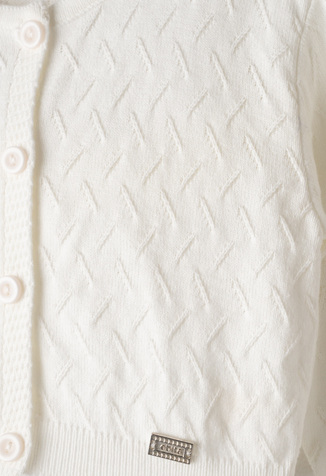 Ζακέτα ΕΒΙΤΑ σε χρώμα εκρού.