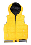 HASHTAG double sided hooded vest with print.