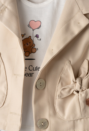 Σετ παντελόνι τριών τεμαχίων ΕΒΙΤΑ.