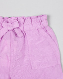 LOSAN linen shorts in pink.