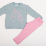 Σετ κολάν TRAX σε βεραμάν-ροζ χρώμα.