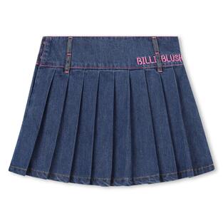 Φούστα BILLIEBLUSH σε μπλε denim χρώμα με γκλίτερ.