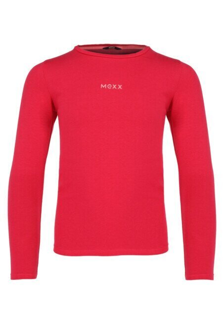 MEXX blouse in fuchsia color with logo print.