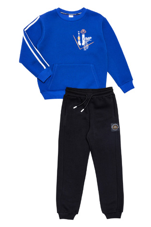SPRINT tracksuit set in royal blue and black.