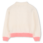 Πλεκτό πουλόβερ BILLIEBLUSH σε εκρού χρώμα με παγιέτες.