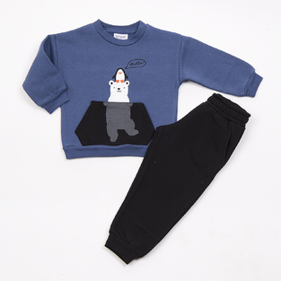 TRAX suit set in blue-black color.