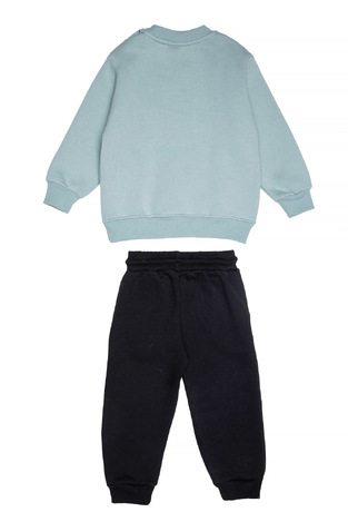 Σετ φόρμας SPRINT με στρογγυλή λαιμόκοψη σε μέντα-μαύρο χρώμα.