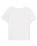 Κοντομάνικη μπλούζα BILLIEBLUSH σε λευκό χρώμα με κεντητές λεπτομέρειες.