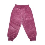 Βελουτέ πιτζάμα DREAMS σε ροζ χρώμα με ανάγλυφο τύπωμα κορόνας.