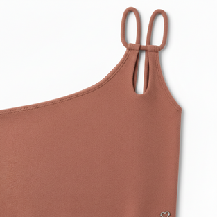 LOSAN top in brown color.