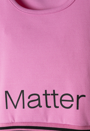 EVITA cycling tights set in fuchsia color and ripstop fabric.