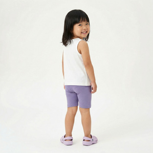 TRAX leggings set in white and lilac.