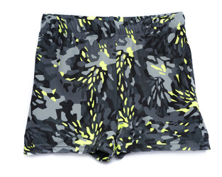 TORTUE boxer shorts in anthracite color with camouflage print.