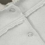 Παλτό LAPIN HOUSE σε χρώμα εκρού με suede υφή. 