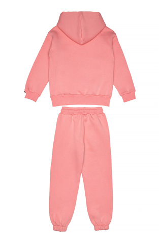 SPRINT tracksuit set in pink with built-in waterproof hood.