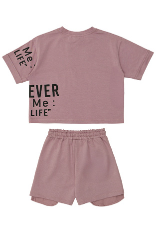 Σετ σορτς SPRINT σε χρώμα μωβ.