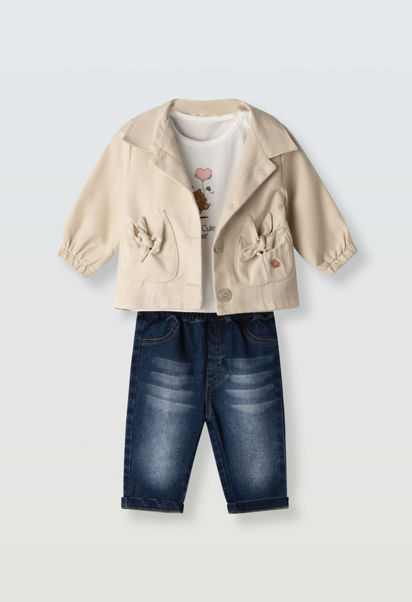 Σετ παντελόνι τριών τεμαχίων ΕΒΙΤΑ.