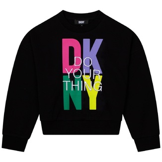 Sweatshirt Short D.K.N.Y. in black colour.