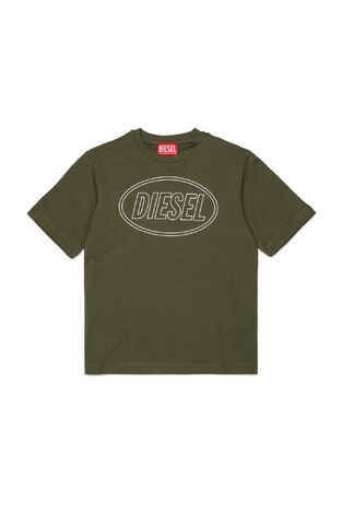 Μπλούζα DIESEL σε χακί χρώμα.