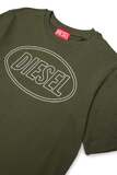 Μπλούζα DIESEL σε χακί χρώμα.