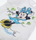 Cotton T-Shirt ORIGINAL MARINES in white color, with MINNIE MOUSE print.