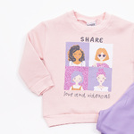 Σετ κολάν TRAX σε ροζ-λιλά χρώμα.