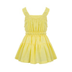 Φόρεμα λινό LAPIN HOUSE σε χρώμα κίτρινο.