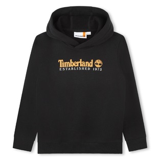 Μπλούζα φούτερ TIMBERLAND σε μπλε χρώμα με κουκούλα.