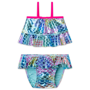 BILLIEBLUSH colorful mermaid bikini swimsuit.