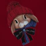 Φόρεμα LAPIN HOUSE σε κόκκινο χρώμα με δαντέλα.