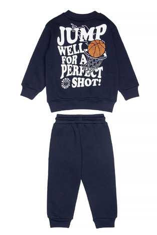 Σετ φόρμας SPRINT με στρογγυλή λαιμόκοψη σε σκούρο μπλε χρώμα.