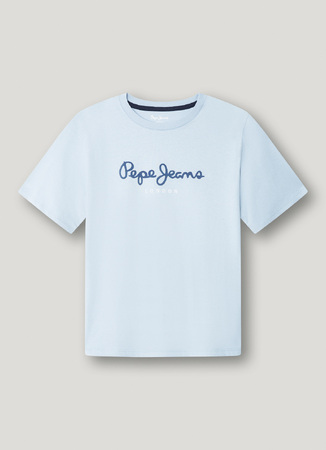 Μπλούζα Pepe Jeans σε σιέλ χρώμα.