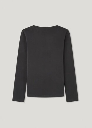 PEPE JEANS blouse in black with glitter.