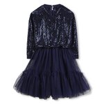 Φόρεμα BILLIEBLUSH σε μπλε σκούρο χρώμα με τούλι και παγιέτες.