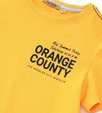 Orange Original Marines T-shirt with "CALIFORNIA" print.