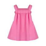 LAPIN HOUSE pink dress with an impressive bow.