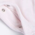 Φορμάκι βελουτέ CHICCO σε ροζ χρώμα με ανάγλυφο τύπωμα φιόγκου.