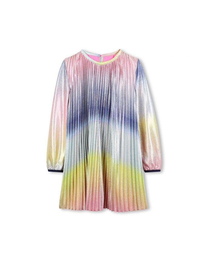 Πολύχρωμο φόρεμα BILLIEBLUSH με γυαλιστερή όψη.