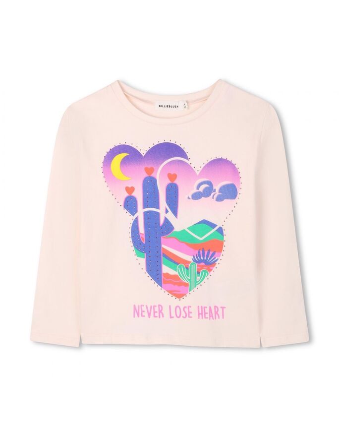 Μπλούζα BILLIEBLUSH σε ανοιχτό ροζ χρώμα.