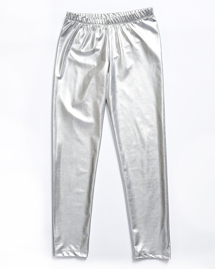 EBITA tights in silver color.